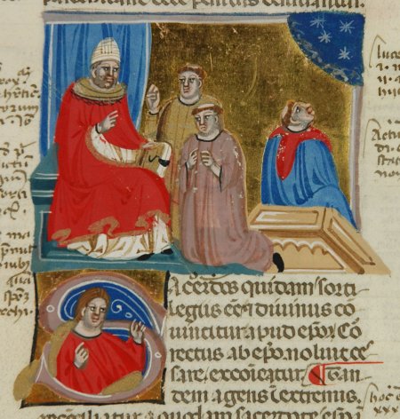 (Un sacerdote scomunicato viene riconciliato con la Chiesa), c. 241r