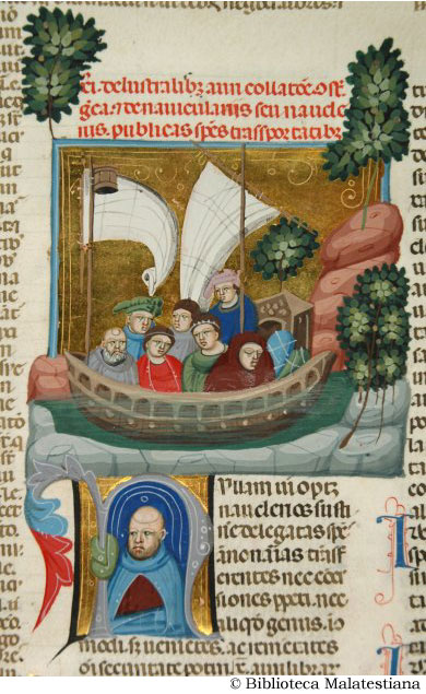 (Scena di trasporto per mare), c. 232r