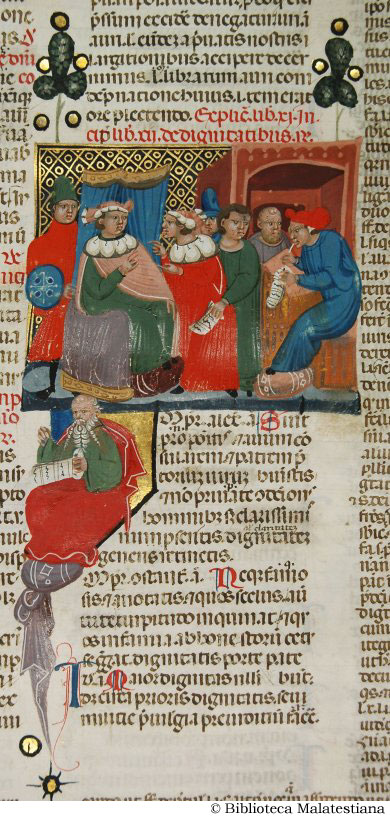 (Scena di deliberazione sulle cariche pubbliche), c. 253r