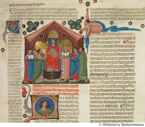 (L'imperatore Giustiniano e la sua corte), c. 279r