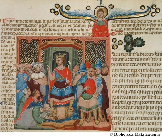 (L'imperatore Giustiniano e la sua corte), c. 79r