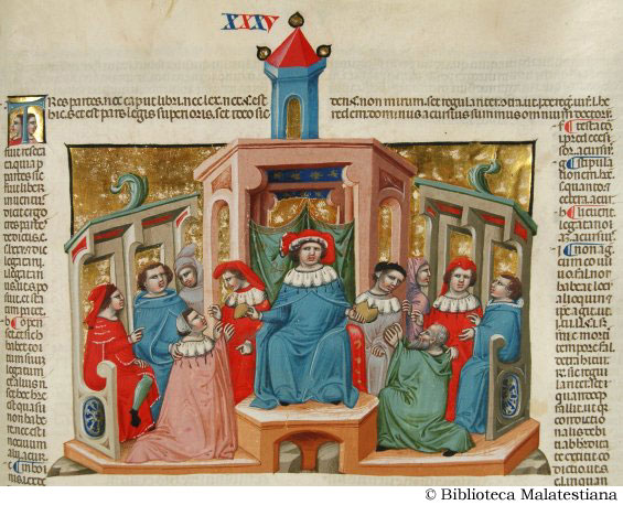 (La spartizione dell'eredità in base alla Legge di Falcidio), c. 227r