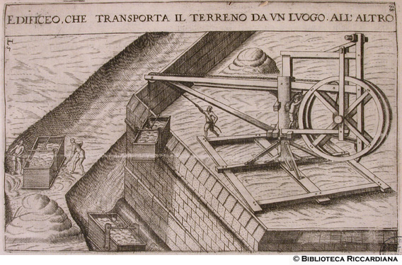 Fig. 30 - Macchina che trasporta il terreno da un luogo all'altro, p. 88 (89)