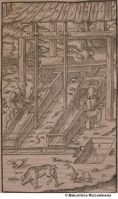 Canale per il lavaggio dei metalli, p. 239