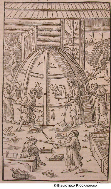 Vetreria, fornace per la produzione del vetro, p. 476