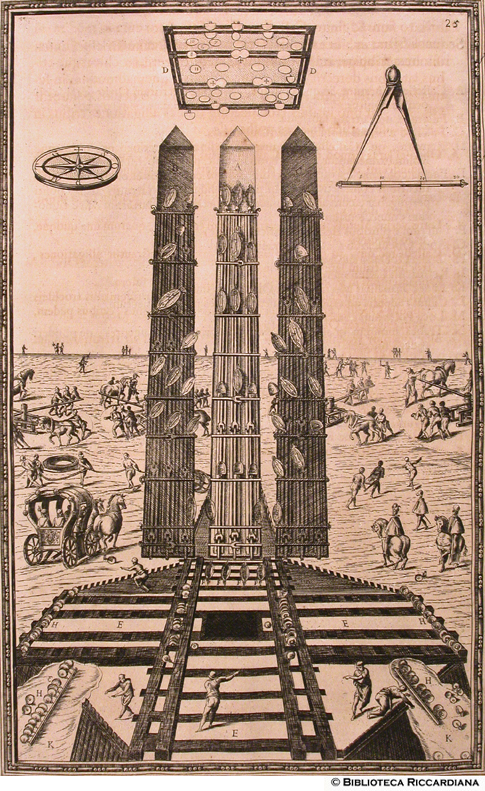 Macchinario per porre sul suo fondamento lObelisco Vaticano, p. 304 - autore: Natale Bonifazio (?)