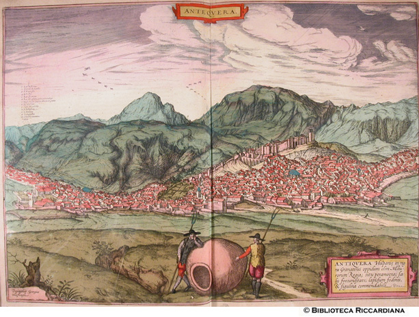Tav. 4 - Antequera (Spagna, Regno di Granada) - (autore: Georgius Hoefnagle)