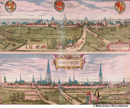 Tav. 20 - a).- Lippe (Germania), b).- Dortmund (Germania)