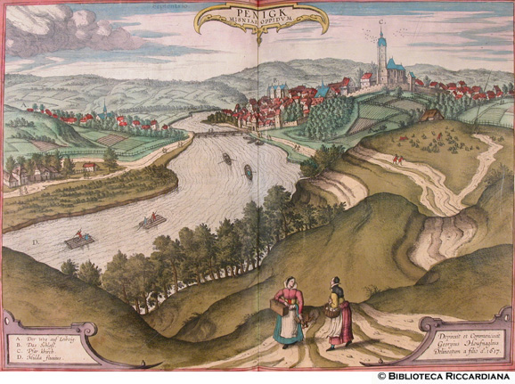 Tav. 20 - Penigk (Penig, Germania) - (autore: Jacobus Hoefnagel)