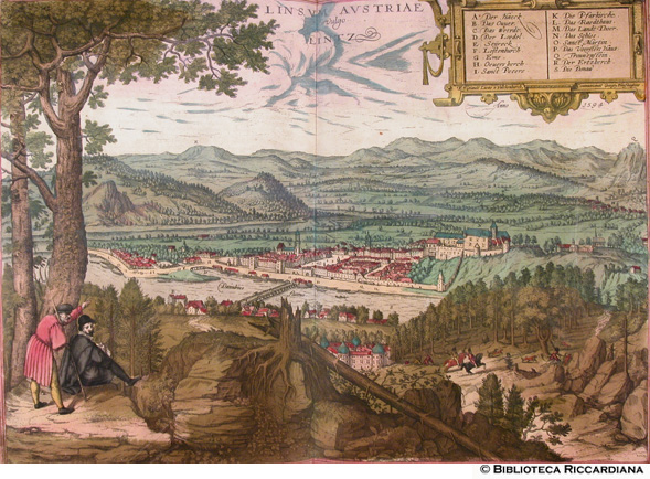 Tav. 52 - Lincium, Lintz (Linz, Austria)