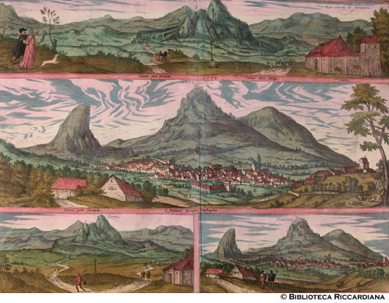 Tav. 9 - a).- La penna de los enamorado (monte nelle vicinanze di Archidona, Spagna), b).- Archidona (Spagna), c).- Penna (monte nelle vicinanze di Archidona, Spagna), d).- Archidona (Spagna)