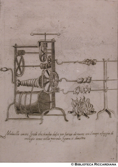 Fig. 19 - Mulinello con tre spiedi