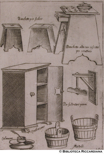 Fig. 27 - Arredi e suppellettili della casa