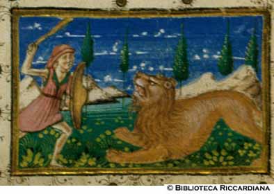 Caccia al leone, c. 48v