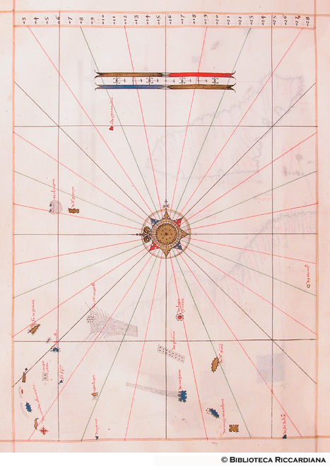 Carta nautica delle isole dell'Oceano Indiano, c. 5v