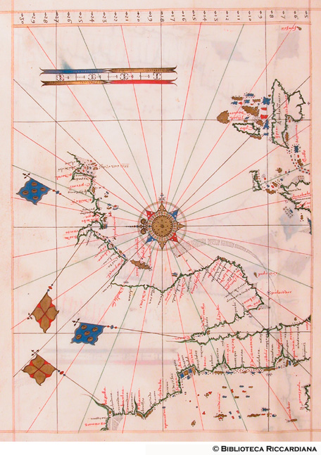 Carta nautica dell'Estremo Oriente, Mar Cinese meridionale, c. 7v