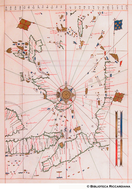 Carta nautica dell'Estremo Oriente, c. 8r