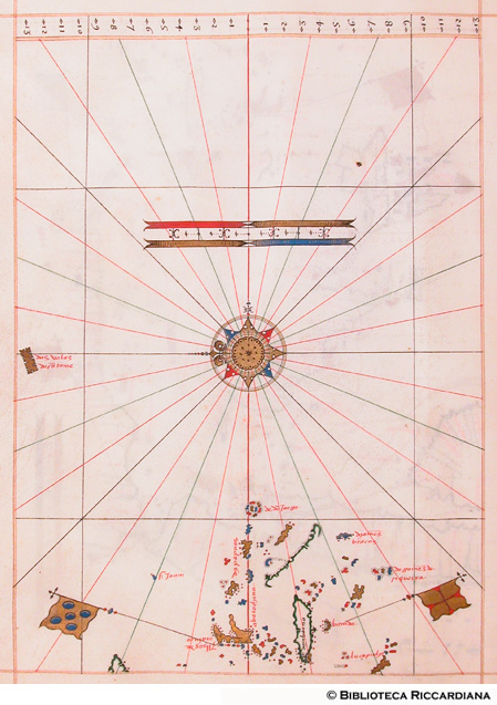 Carta nautica delle Isole Molucche e di Papua, c. 8v