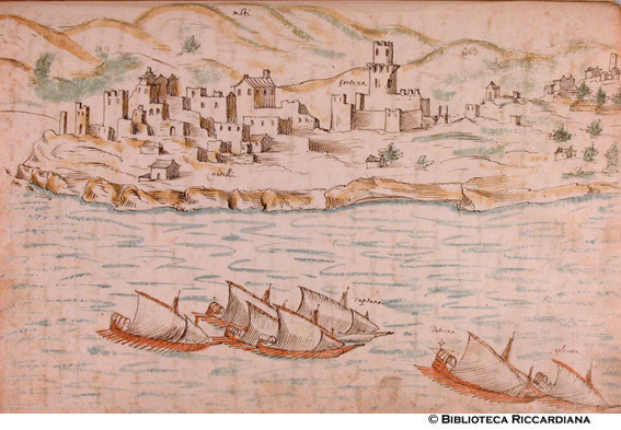 Fortezze e castelli sulla costa calabra, c. 115v