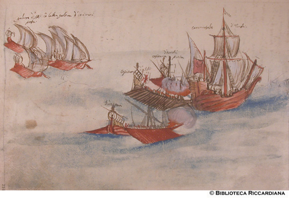 Battaglia navale, c. 254r