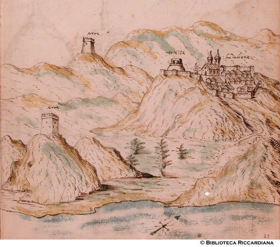 Fortezza e torri presso Brancalione (Brancaleone), c. 41r