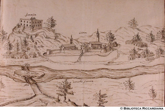 Fortificazioni della citt di Chiaverino (Isola sul Danubio), c. 9r