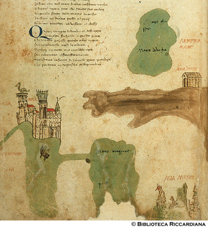 Carta dell'Armenia e dell'Asia Minore, c. 14v.