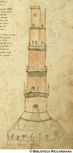 Torre di Babele, c. 16r.