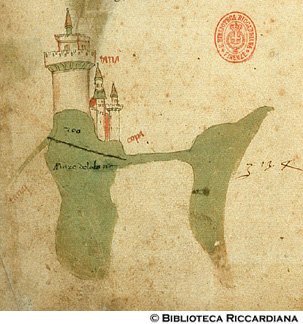 Carta del Mar della Tana (Mar d'Azov), c. 23v.