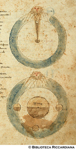 L'eclissi di sole e le fasi lunari, c. 5r.