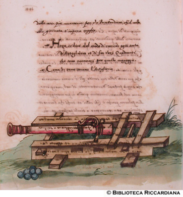 Artiglieria, c. 160v