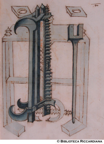 Strumento per rompere o aprire porte e finestre, c. 55v