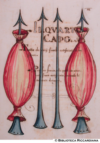 Frecce incendiarie, c. 58v