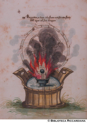 Fuochi d’artificio da sparare in acqua, c. 85v