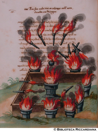 Fuochi d’artificio da sparare in aria, c. 86r