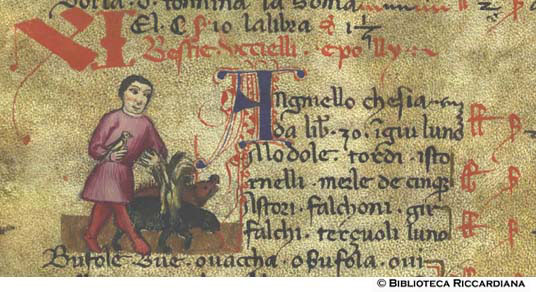 Venditore di bestie, uccelli e polli, c. 23v