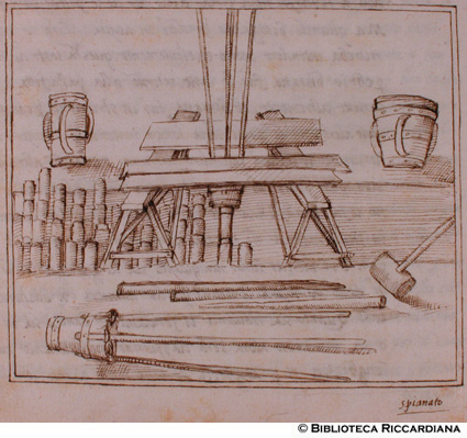 Legname per chiodi, stroppe e graticci, c. 21r