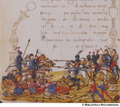 Battaglia del re di Francia, c. 106v