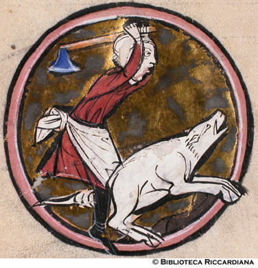 Dicembre: l’uccisione del maiale, c. 40v