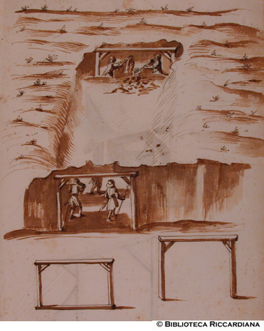 Scavi per galleria sotterranea, c. 72r