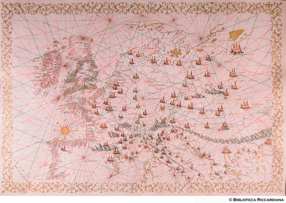 Carta nautica dell'Europa centro-settentrionale, Canale della Manica, Mar Baltico, cc. 5v-6r