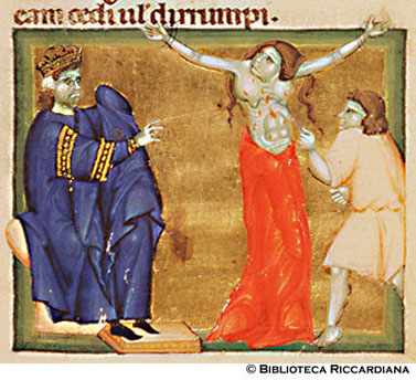 S. Margherita torturata con degli uncini, c.10r
