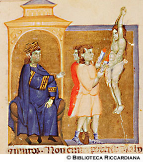 S. Margherita torturata, c. 22v