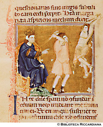 Flagellazione di S. Margherita, c. 8v