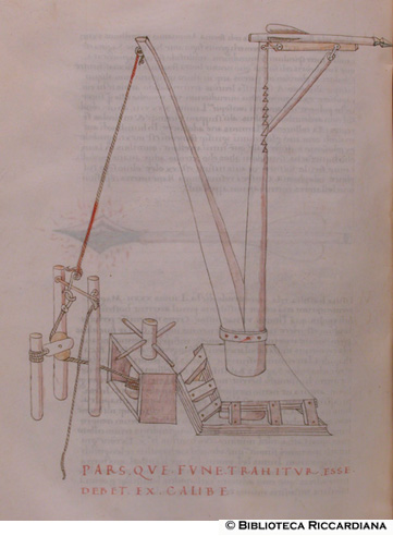 Catapulta lancia frecce, c. 124v