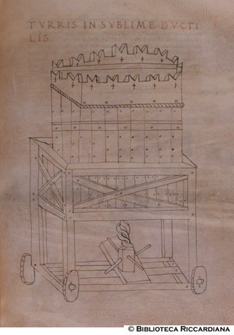 Torre sollevabile, c. 130r