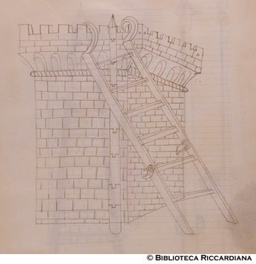 Scala per assaltare le mura, c. 139v