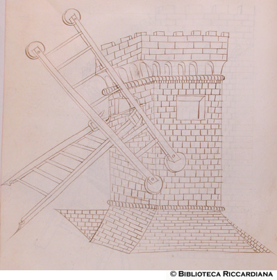 Scale per assaltare le mura, c. 142v
