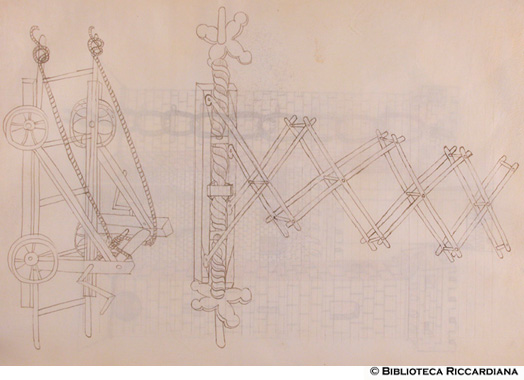 Macchinari per scalare le mura, c. 143v