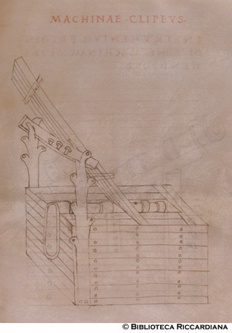 Scudo della macchina lancia proiettili, c. 148r